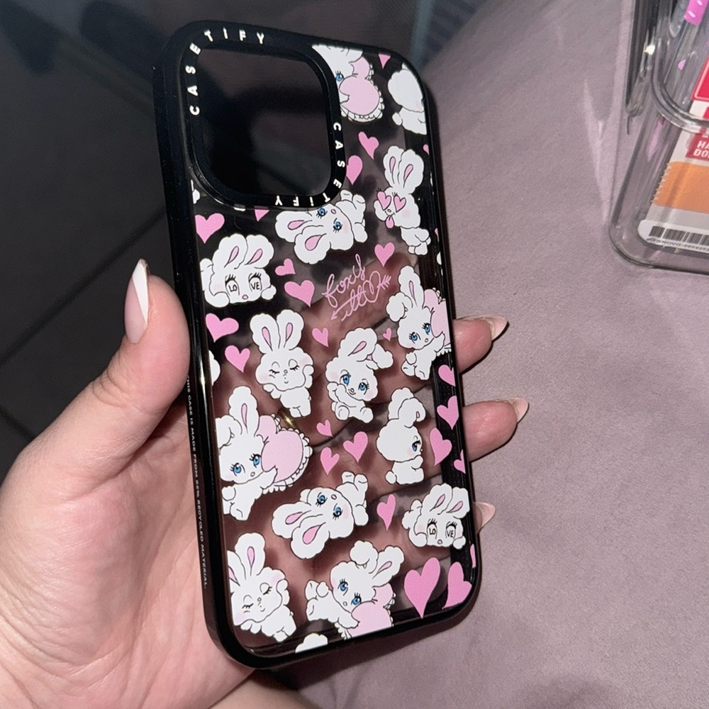 Like new CASETiFY bunny case iPhone 15 pro max